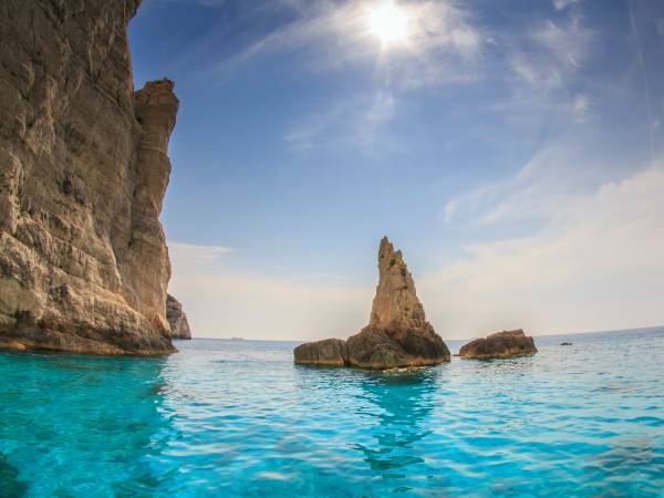 Shipwreck & Blue Caves, Exo Hora, Kampi & Keri Lake